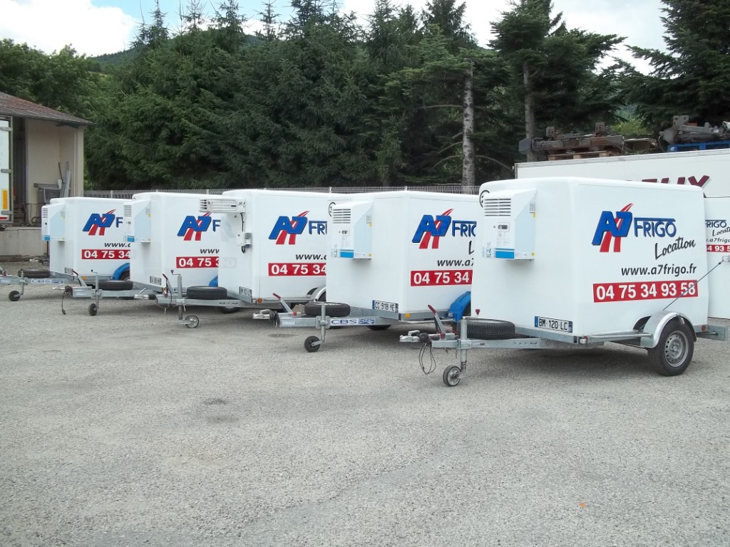 Remorques frigorifiques 3m3 positive a7 frigoa7 frigo